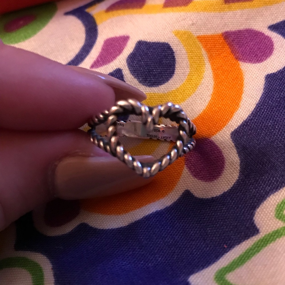 James Avery Heart Rope Ring